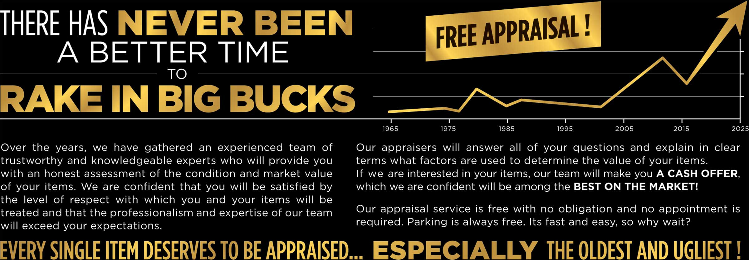 Never been a better time — Free Appraisal